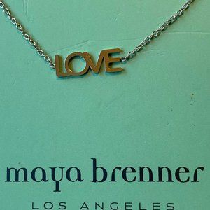 Maya Brenner Love Bracelet in Silver